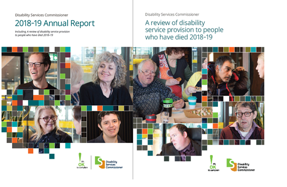 Image of the front cover of the 2018-19 Annual Reports.